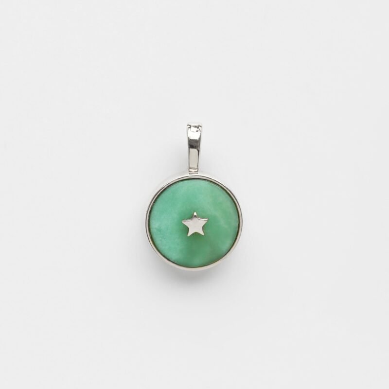 Chrysoprase Night Sky Pendant