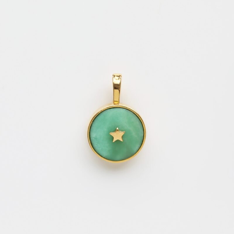 Chrysoprase Night Sky Pendant