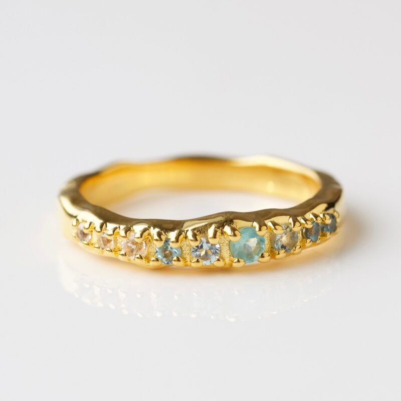 Hattie Ombre Molten Ring