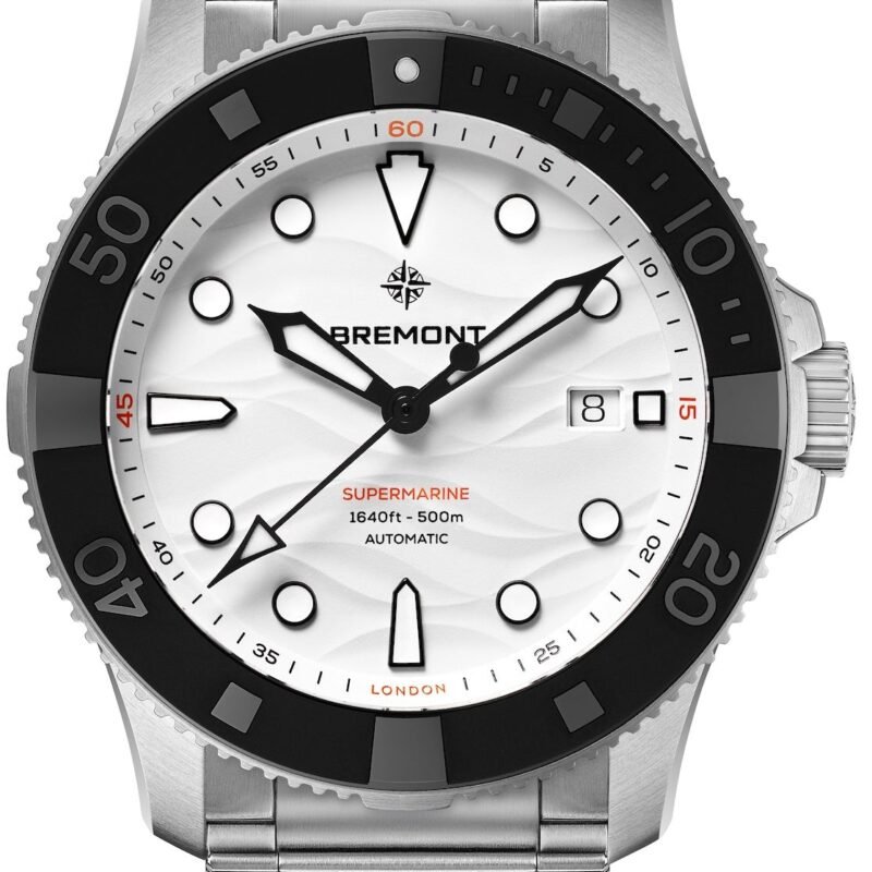 Bremont Supermarine 500M Polar White Bracelet Watch