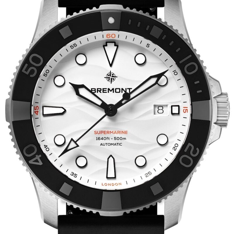 Bremont Supermarine 500M Polar White Rubber Watch
