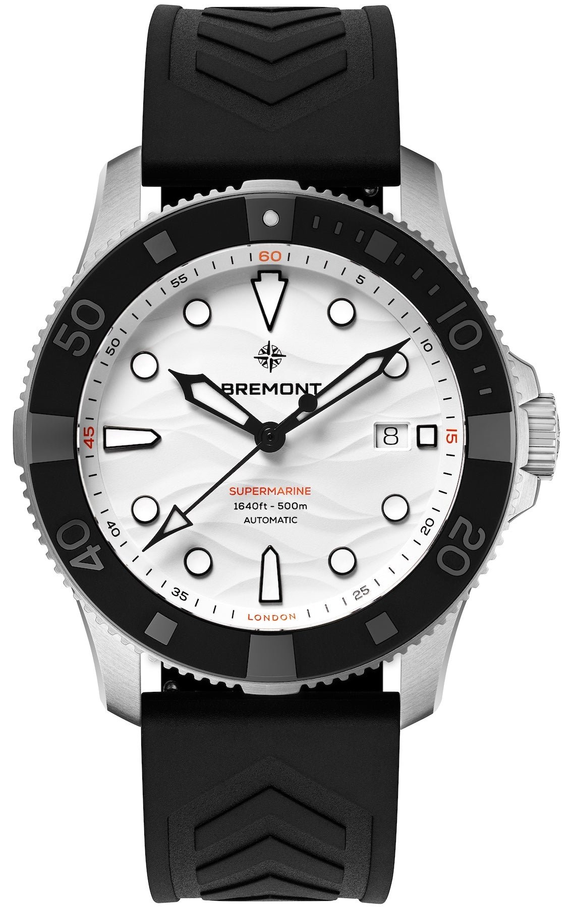 Bremont Supermarine 500M Polar White Rubber Watch