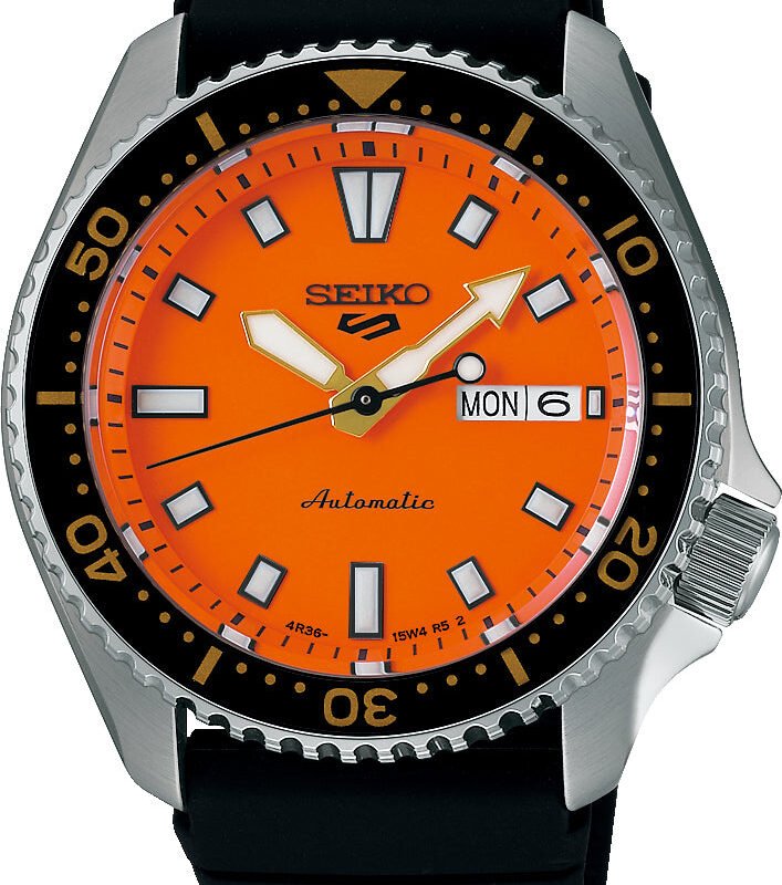 Seiko 5 Sports SKX Redux in Daichi Orange Watch Pre-Order